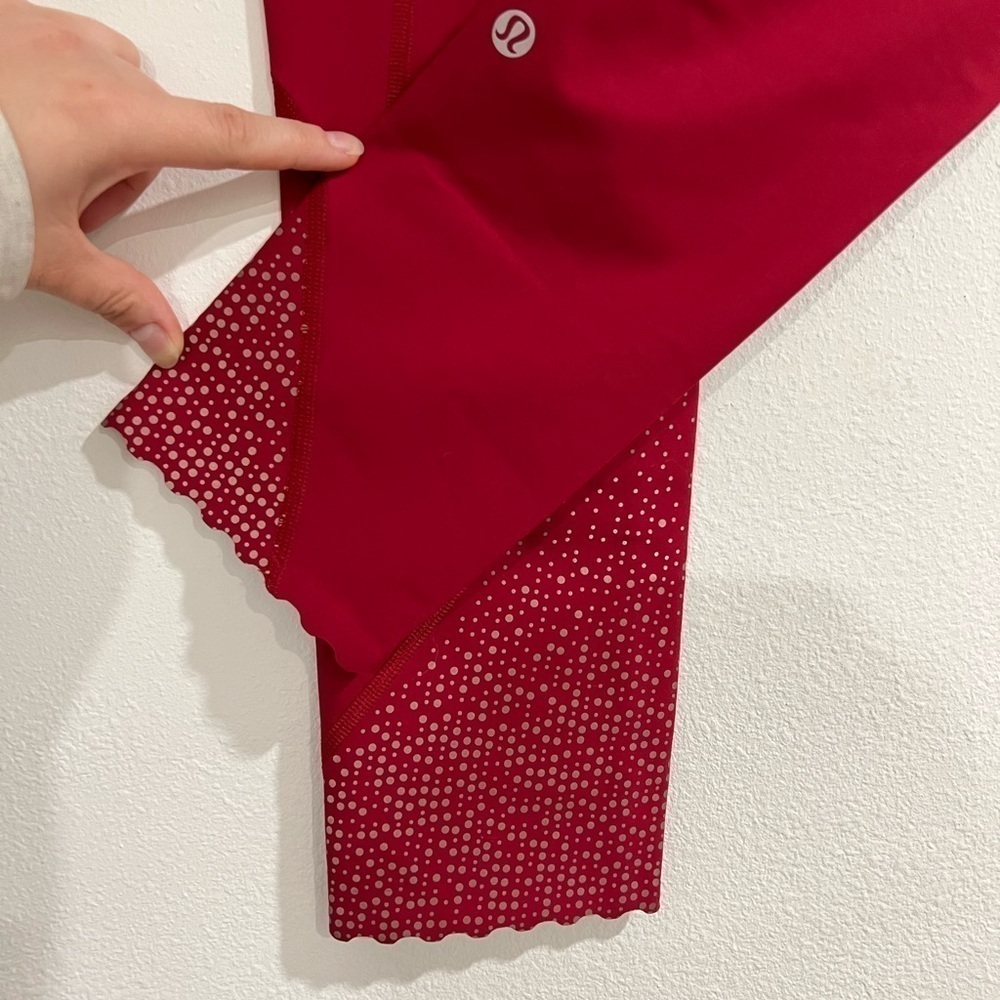 Lululemon Athletica Red Leggings